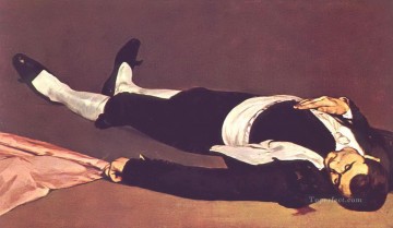  Dead Painting - The dead toreador Eduard Manet